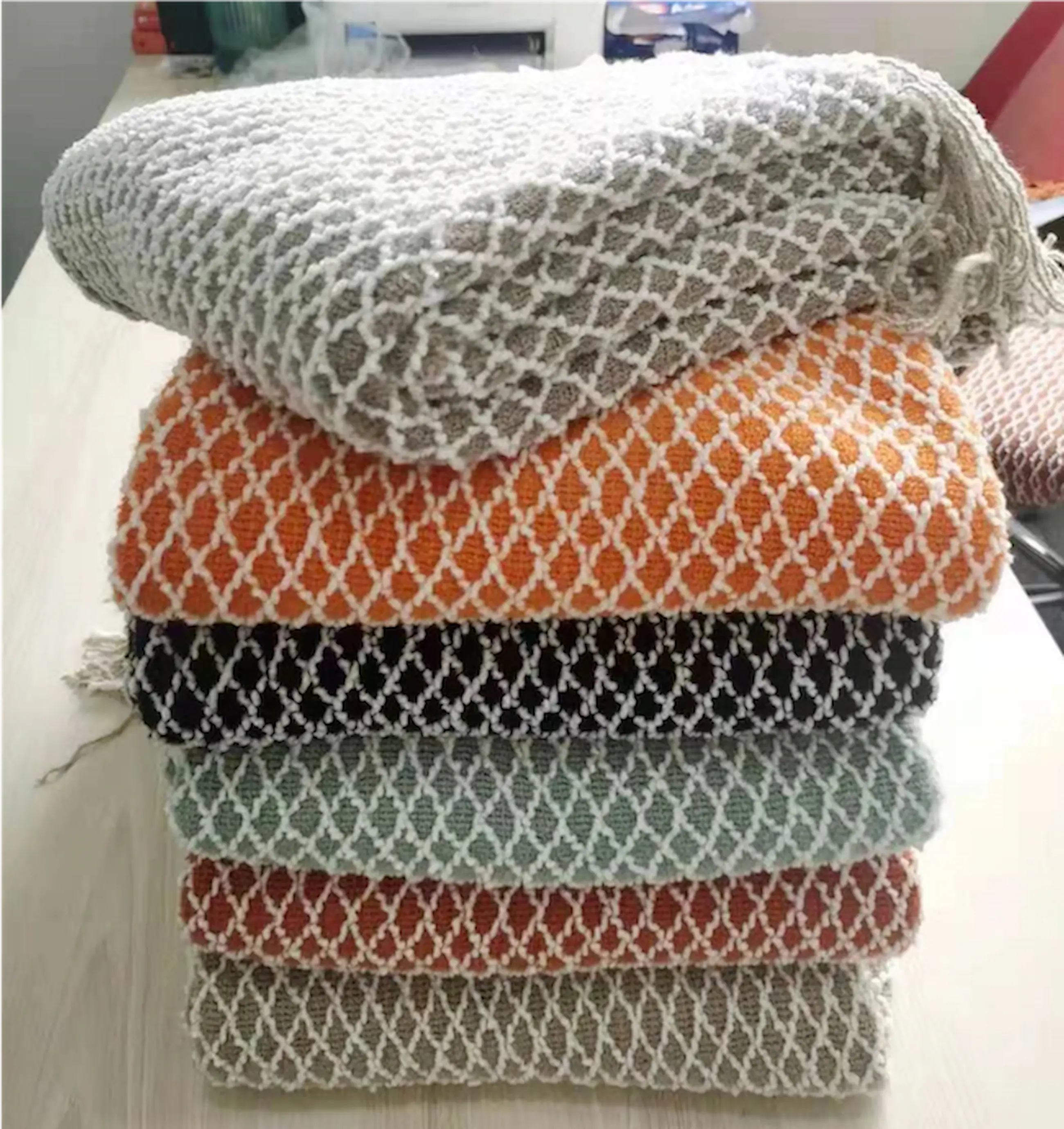 OEM Knitting Throw