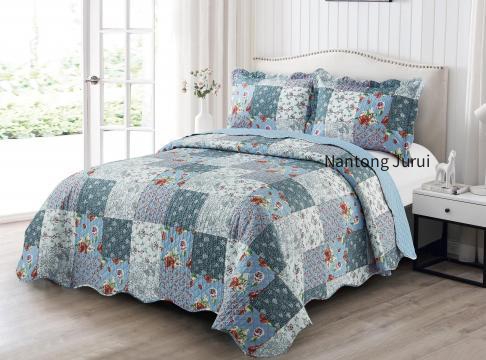 Ultrasonic Bedspread Printed, 100% Polyester